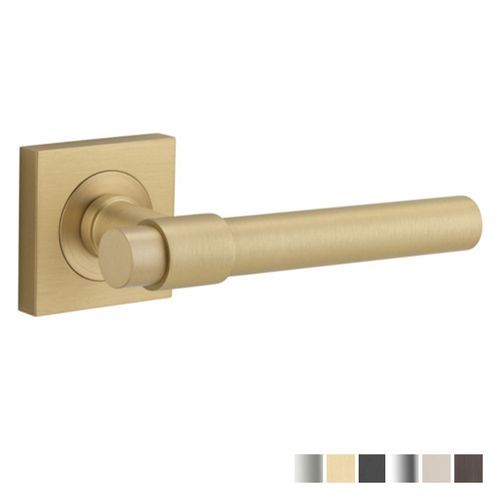 Iver Helsinki Door Lever Handle on Square Rose