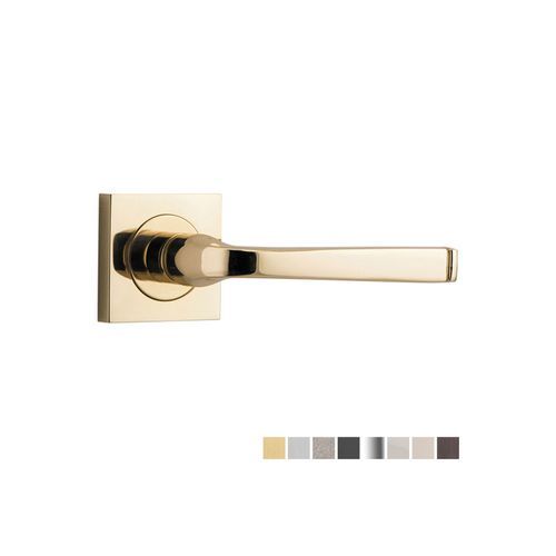 Iver Annecy Door Lever Handle on Square Rose