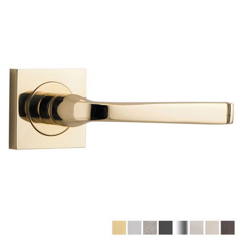 Iver Annecy Door Lever Handle on Square Rose