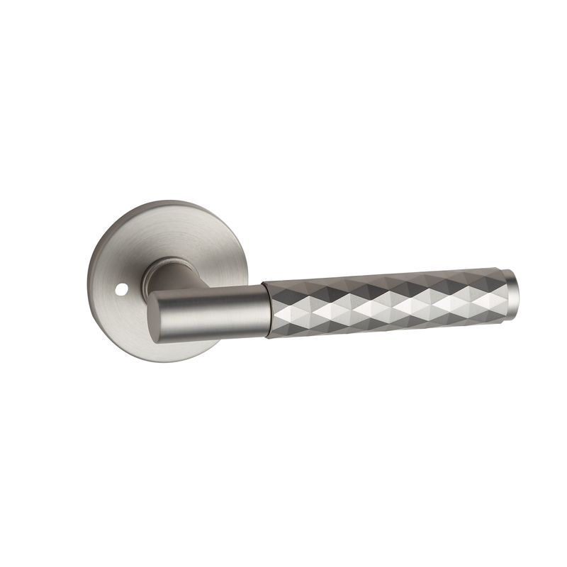 Round Low-Profile Rose | MBN finish with Diamante Lever
