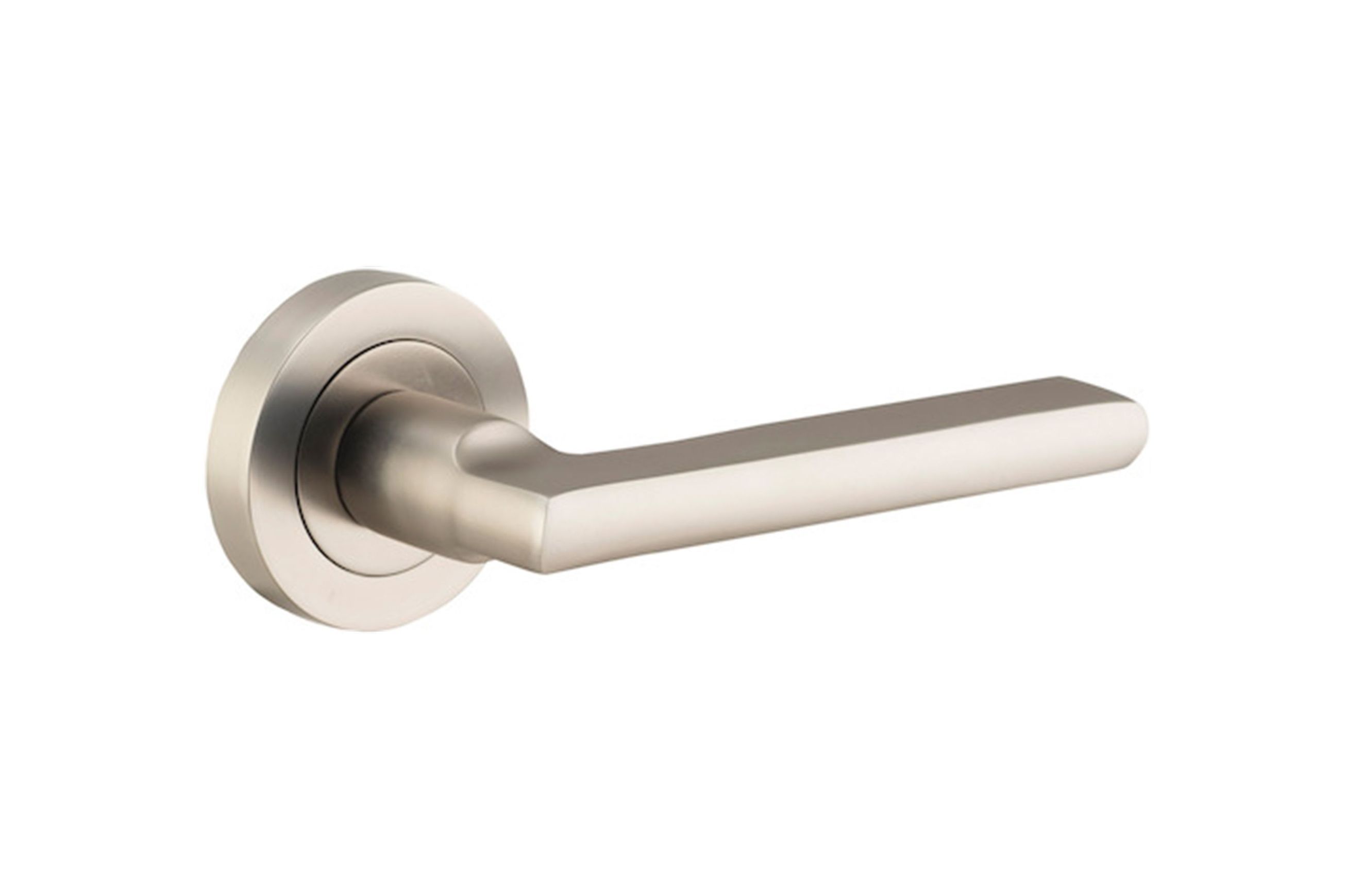 Baltimore Door Lever Round Rose