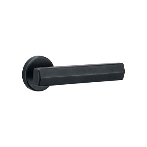 Straight Streaker Door Lever - Round Rose