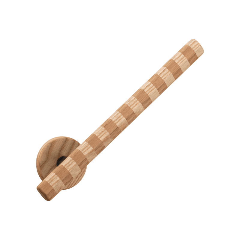 Kooky Streaker Door Lever - Round Rose