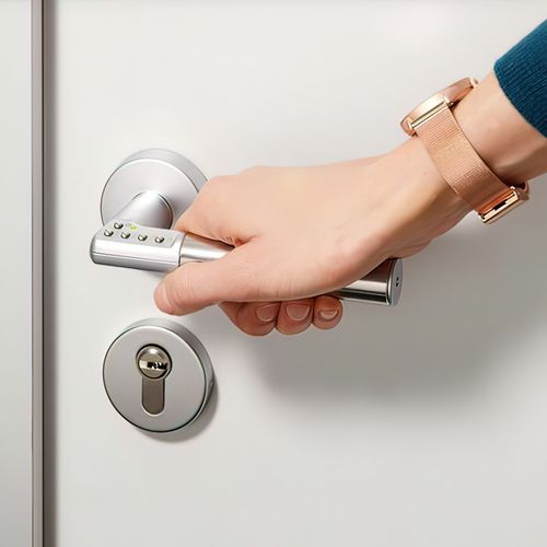 Lockwood Electronic Lock Code Door Lever Left Hand
