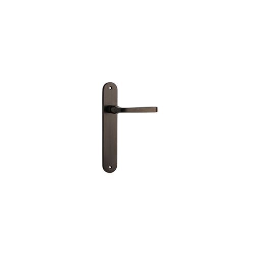 Annecy Door Lever Oval Backplate