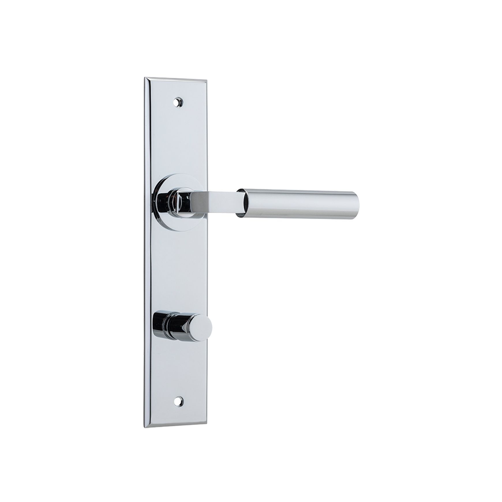 Iver Berlin Door Lever on Chamfered Backplate