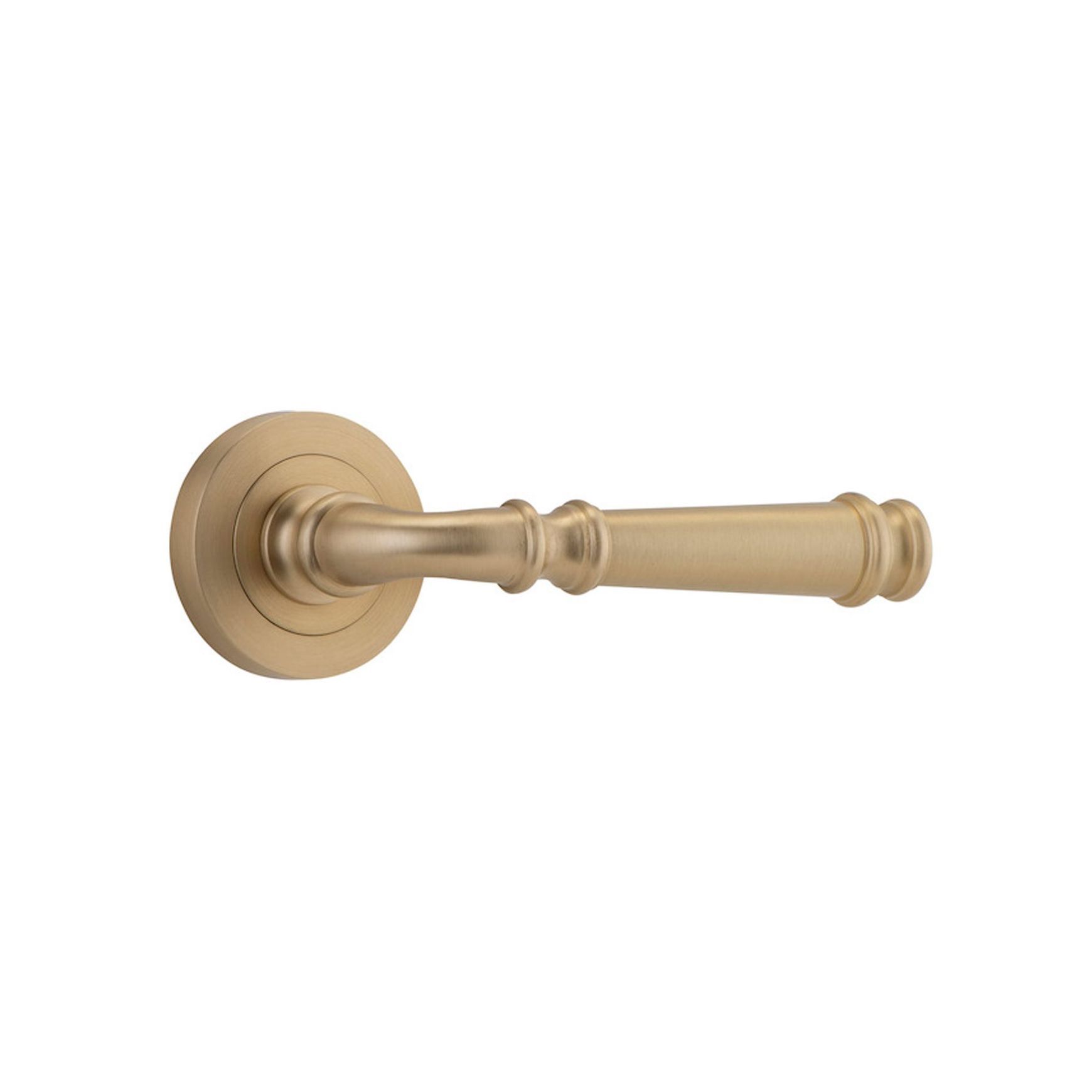 Iver Verona Door Lever Handle on Round Rose