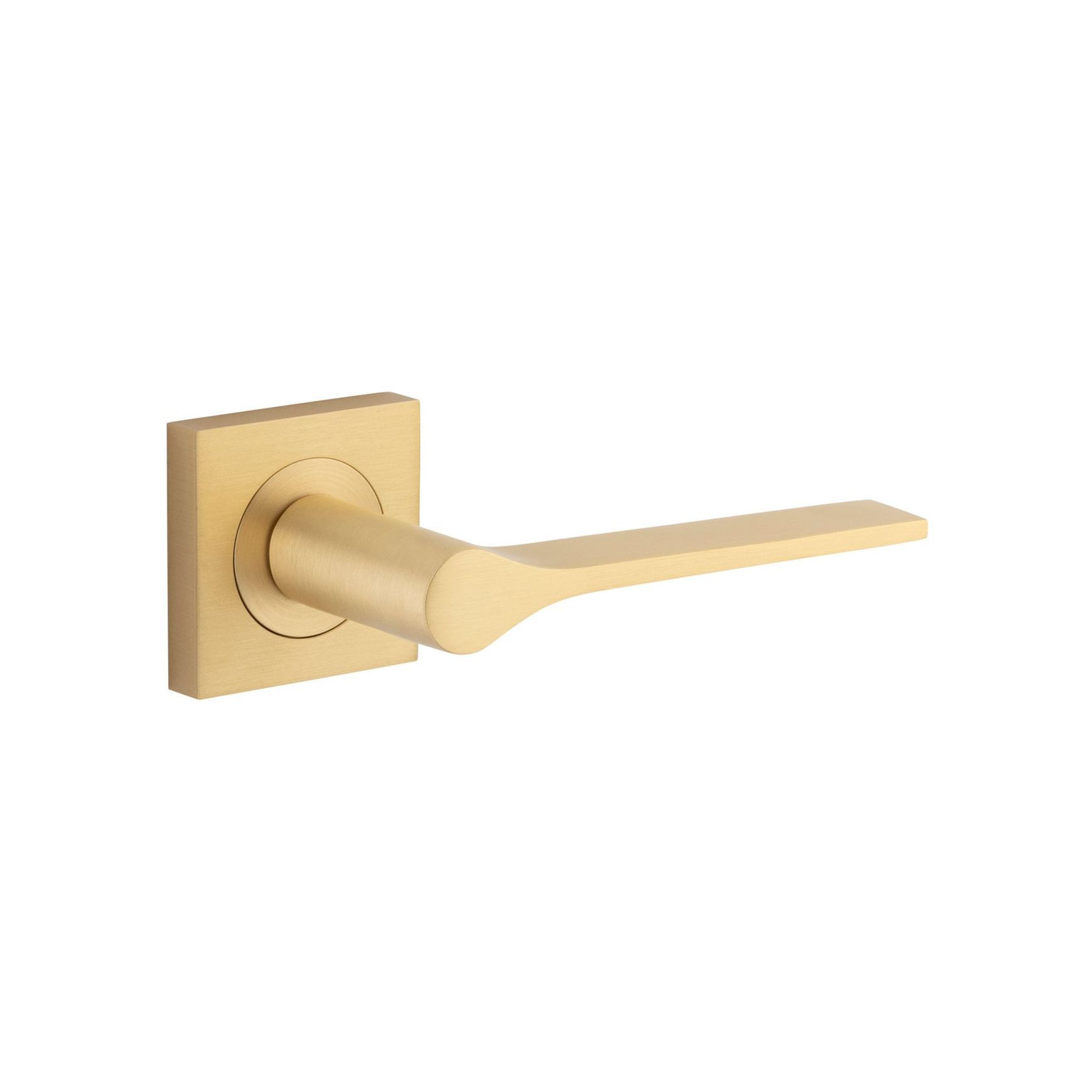 Iver Como Door Lever Handle on Square Rose Passage