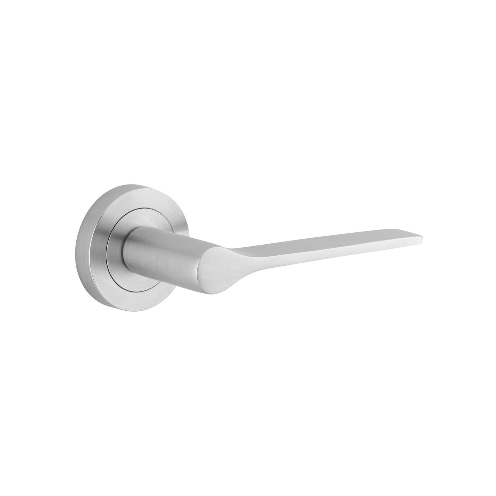 Iver Como Door Lever Handle on Round Rose Passage