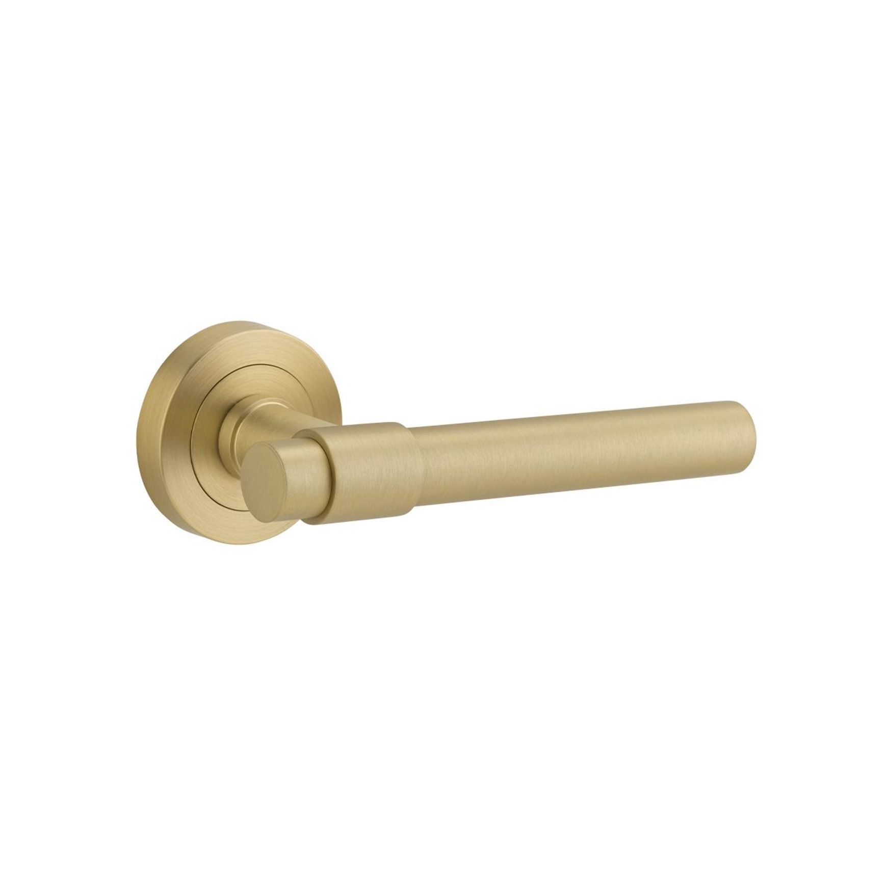 Iver Helsinki Door Lever Handle on Round Rose