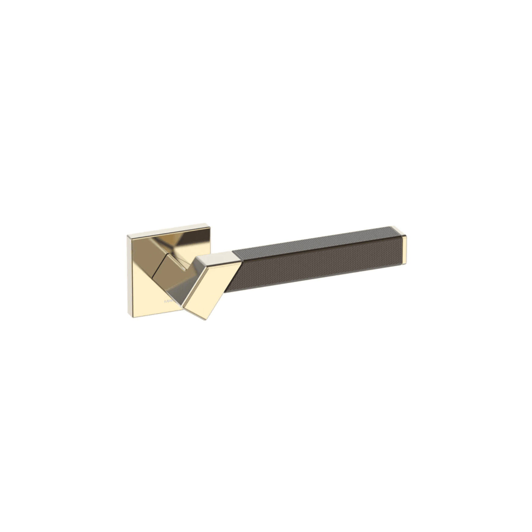 Kawajun Solid Brass and Triune Etched Door Leverset TBT