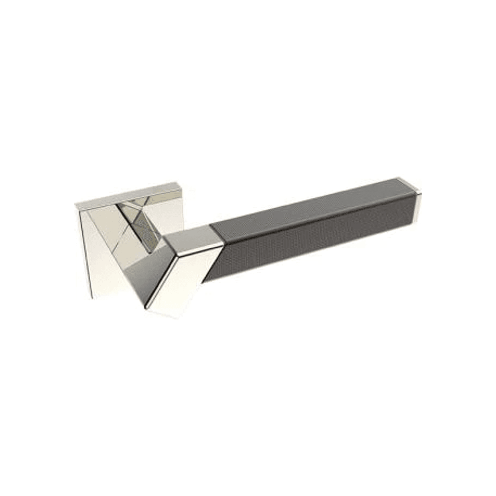 Kawajun Solid Brass and Weave Etched Door Leverset TBT