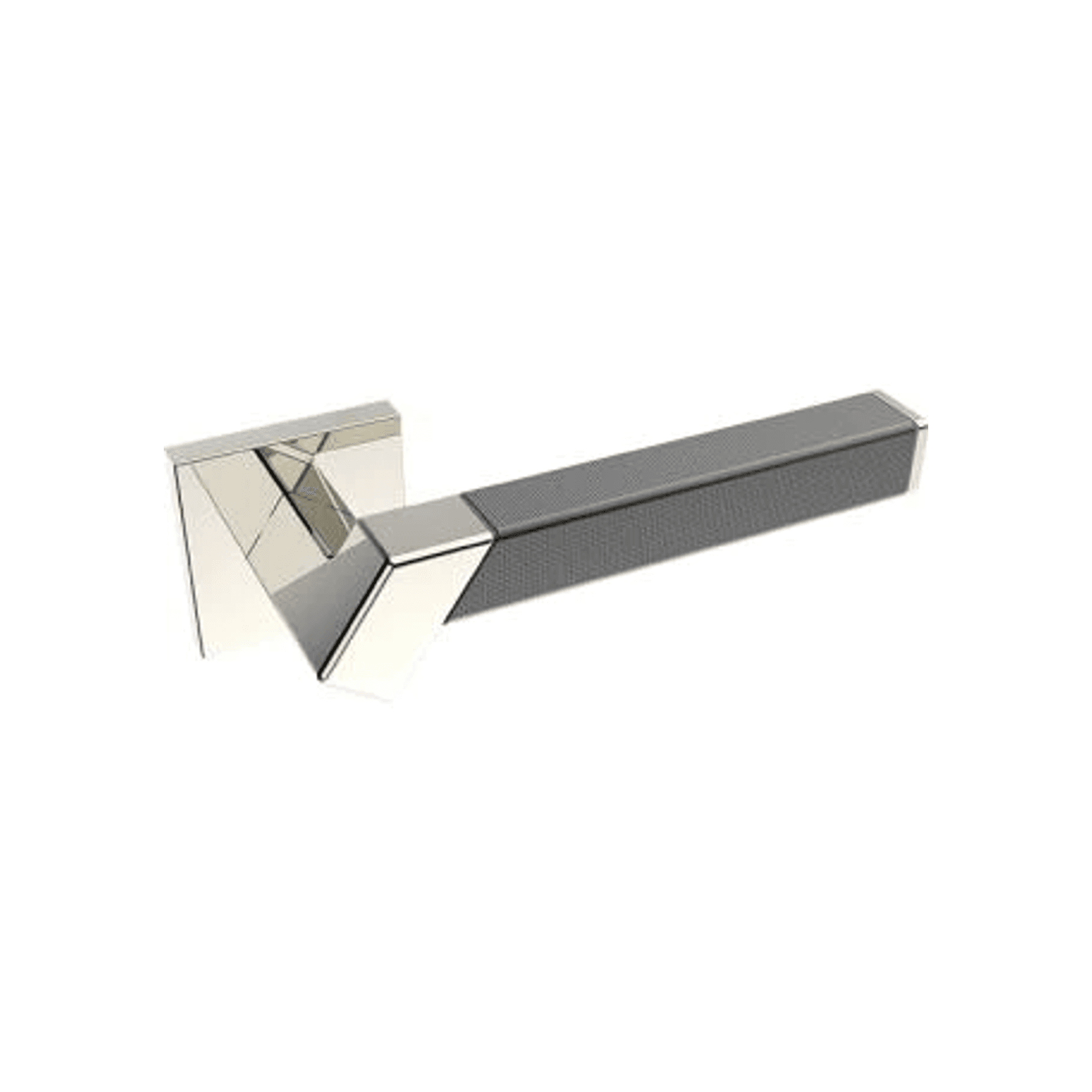Kawajun Solid Brass and Weave Etched Door Leverset TBT