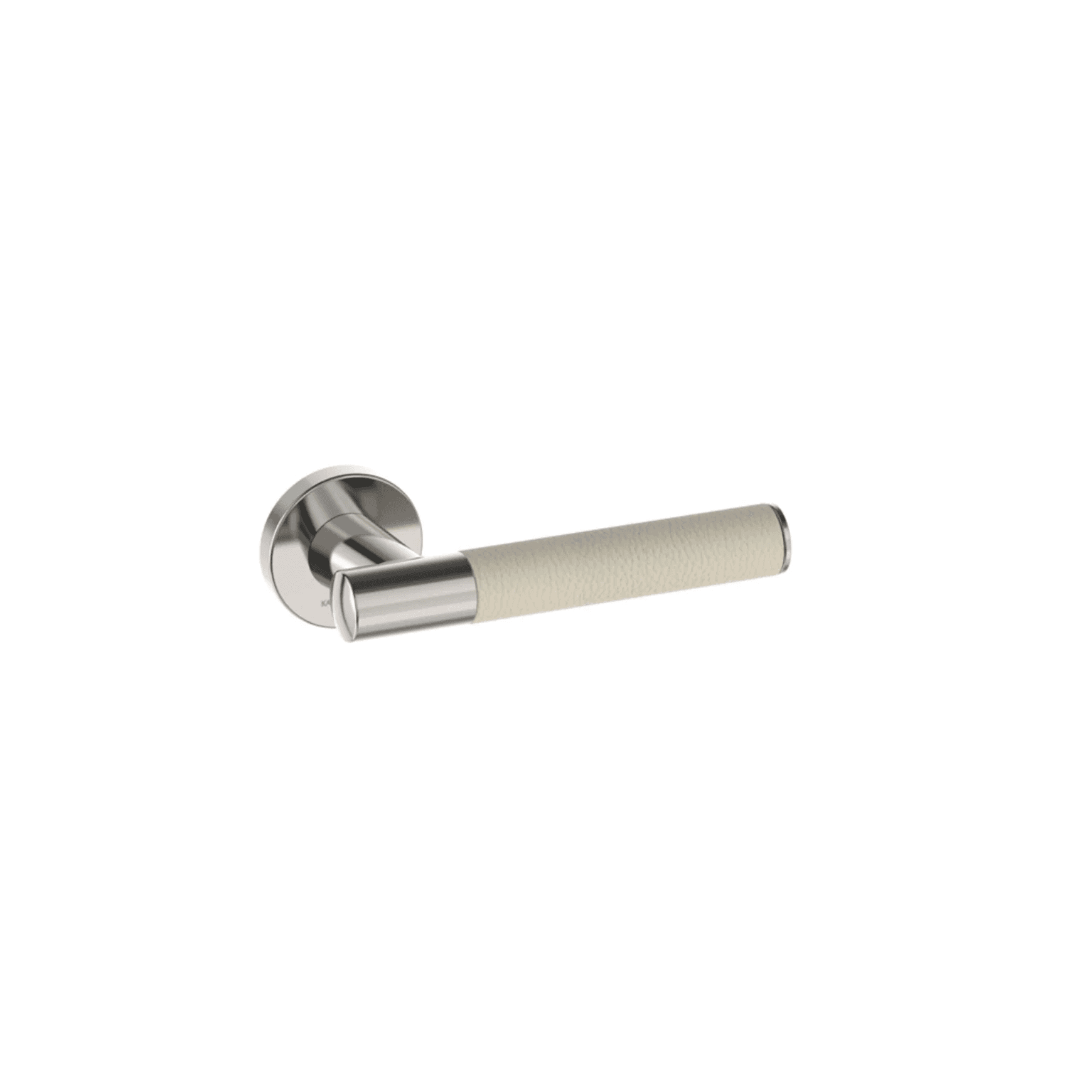 Kawajun Solid Brass and Leather Door Leverset TCC