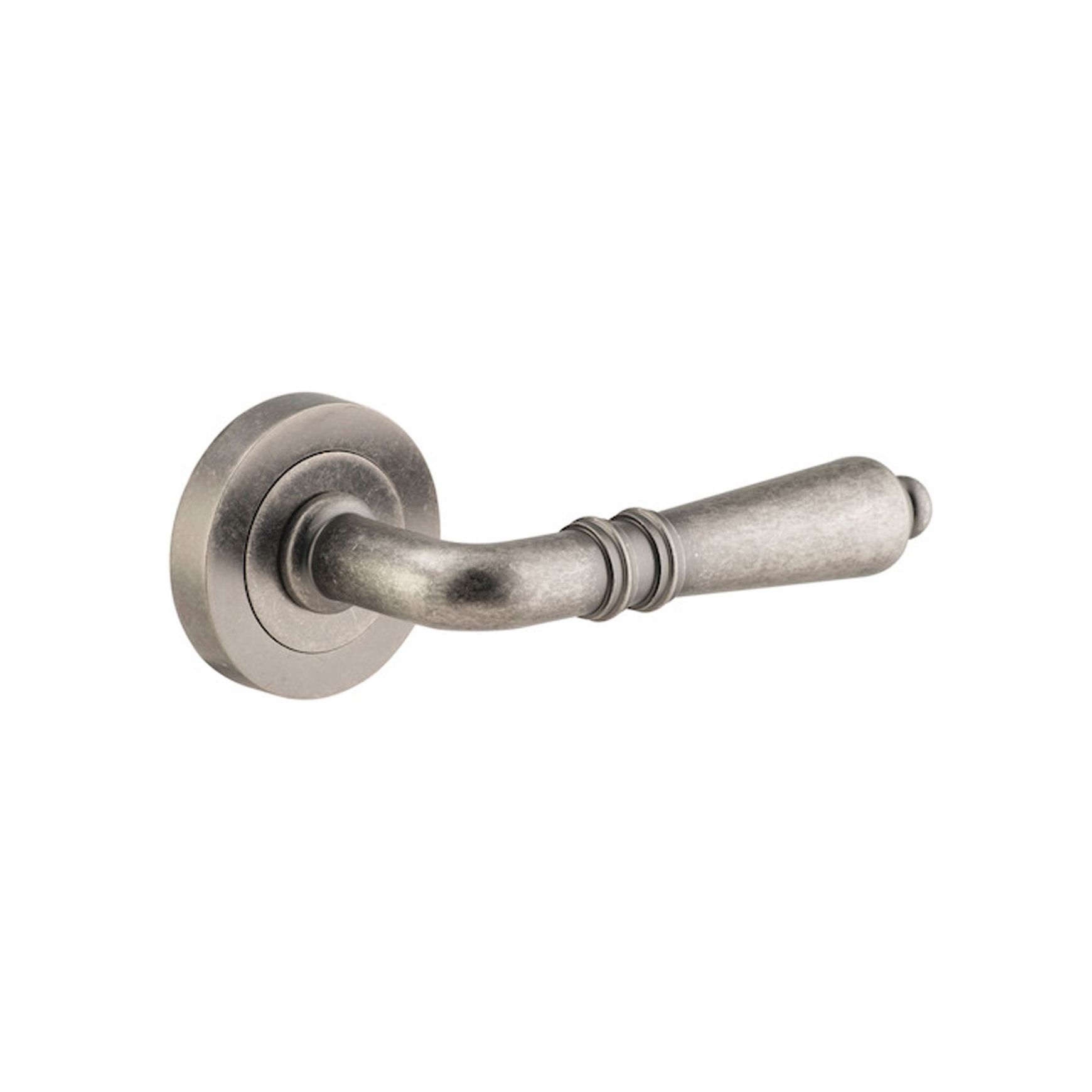 Iver Sarlat Door Lever Handle on Round Rose