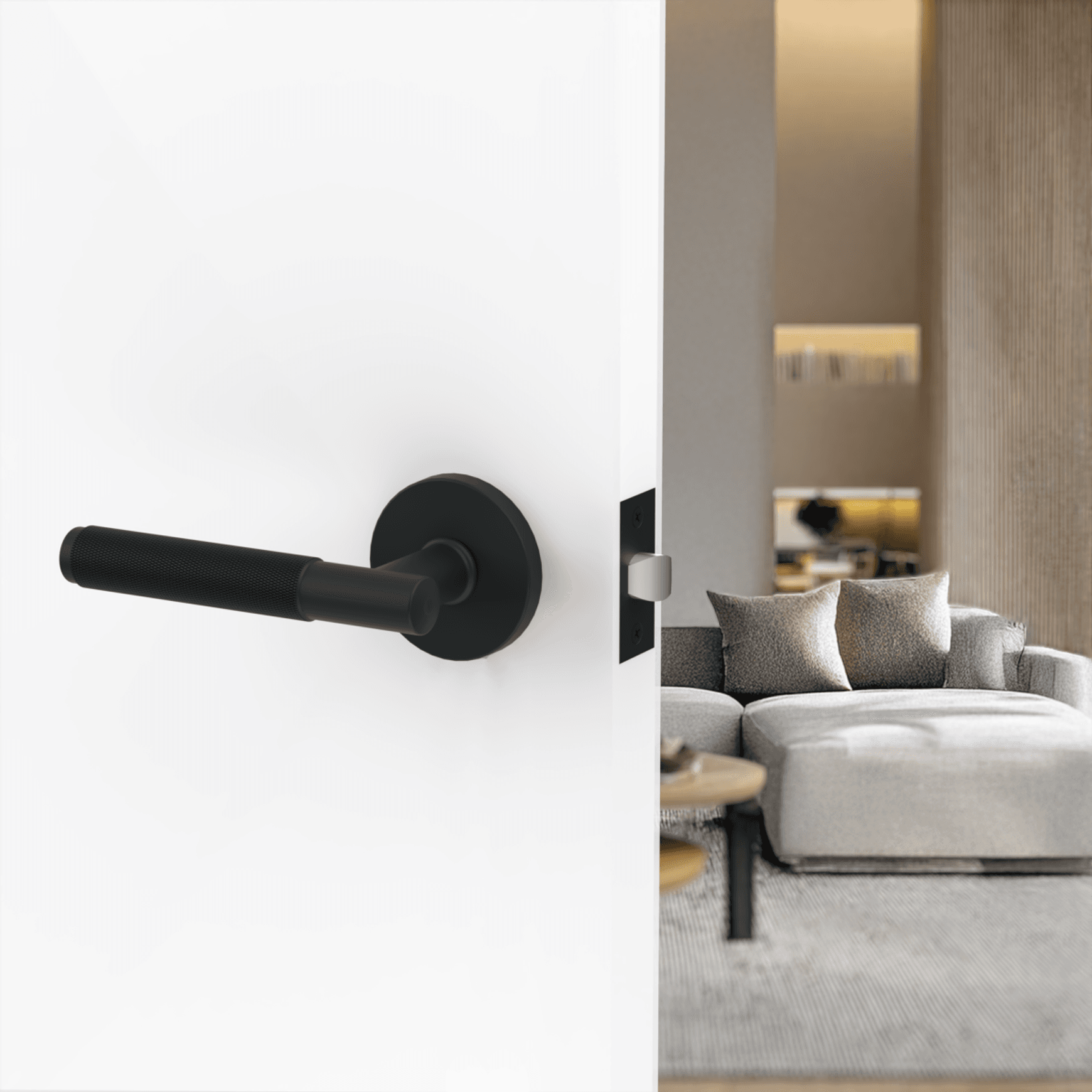 Flow Lever Handle In Matt Black