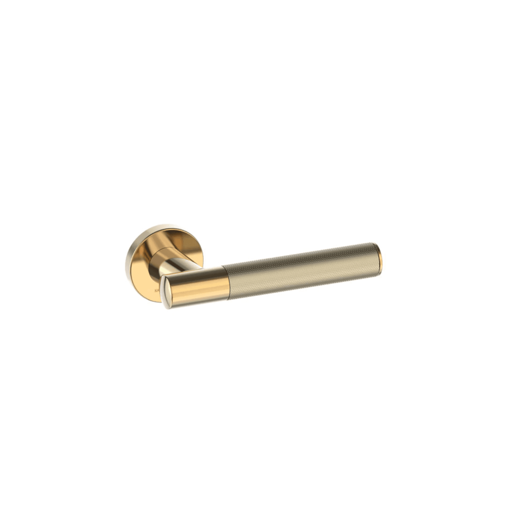 Kawajun Solid Brass and Triune Etched Door Leverset TCC