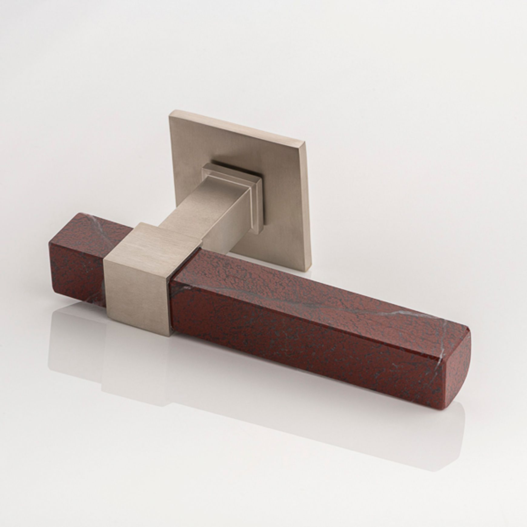 Joseph Giles - Collett Solid Brass & Marble Door Lever