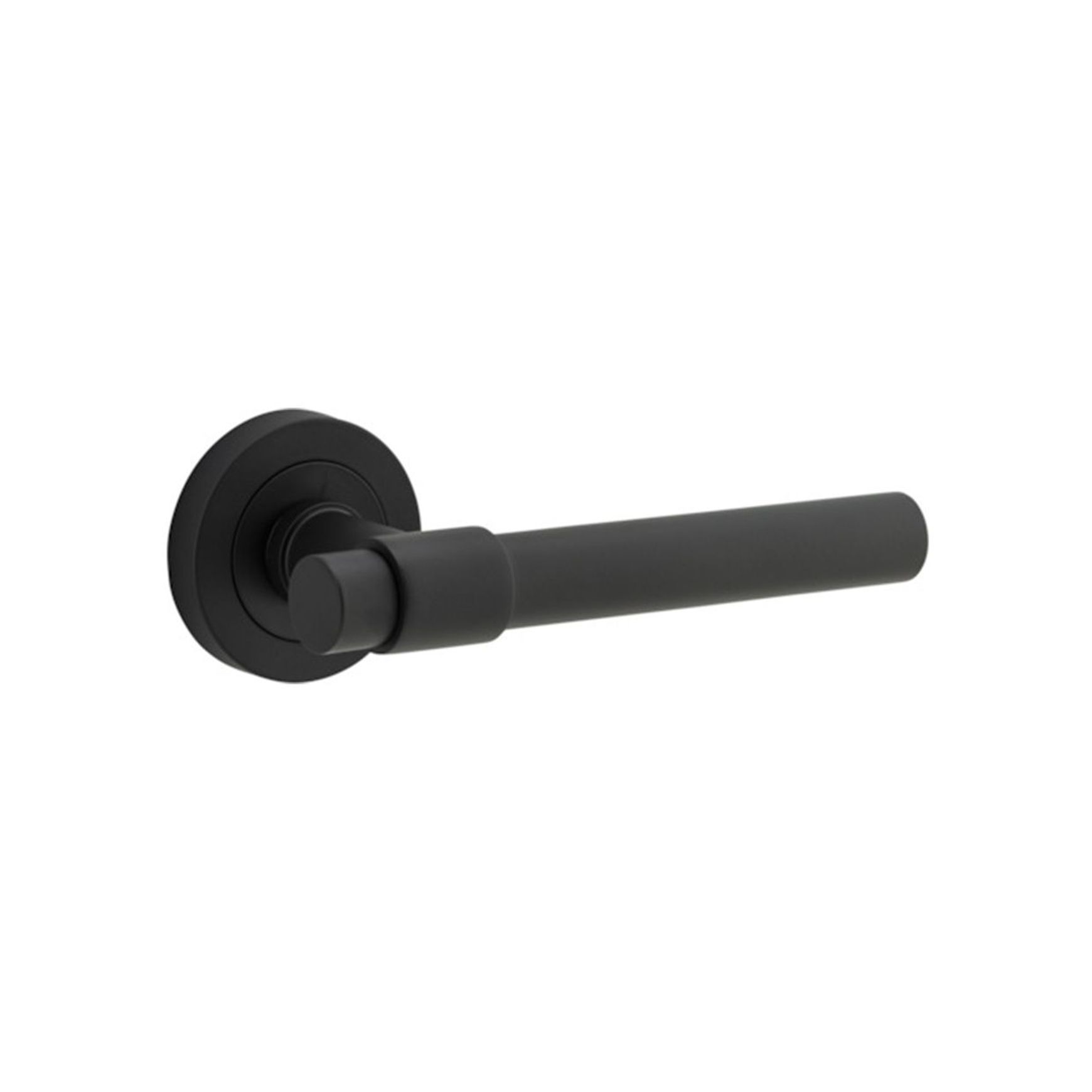 Iver Helsinki Door Lever Handle on Round Rose