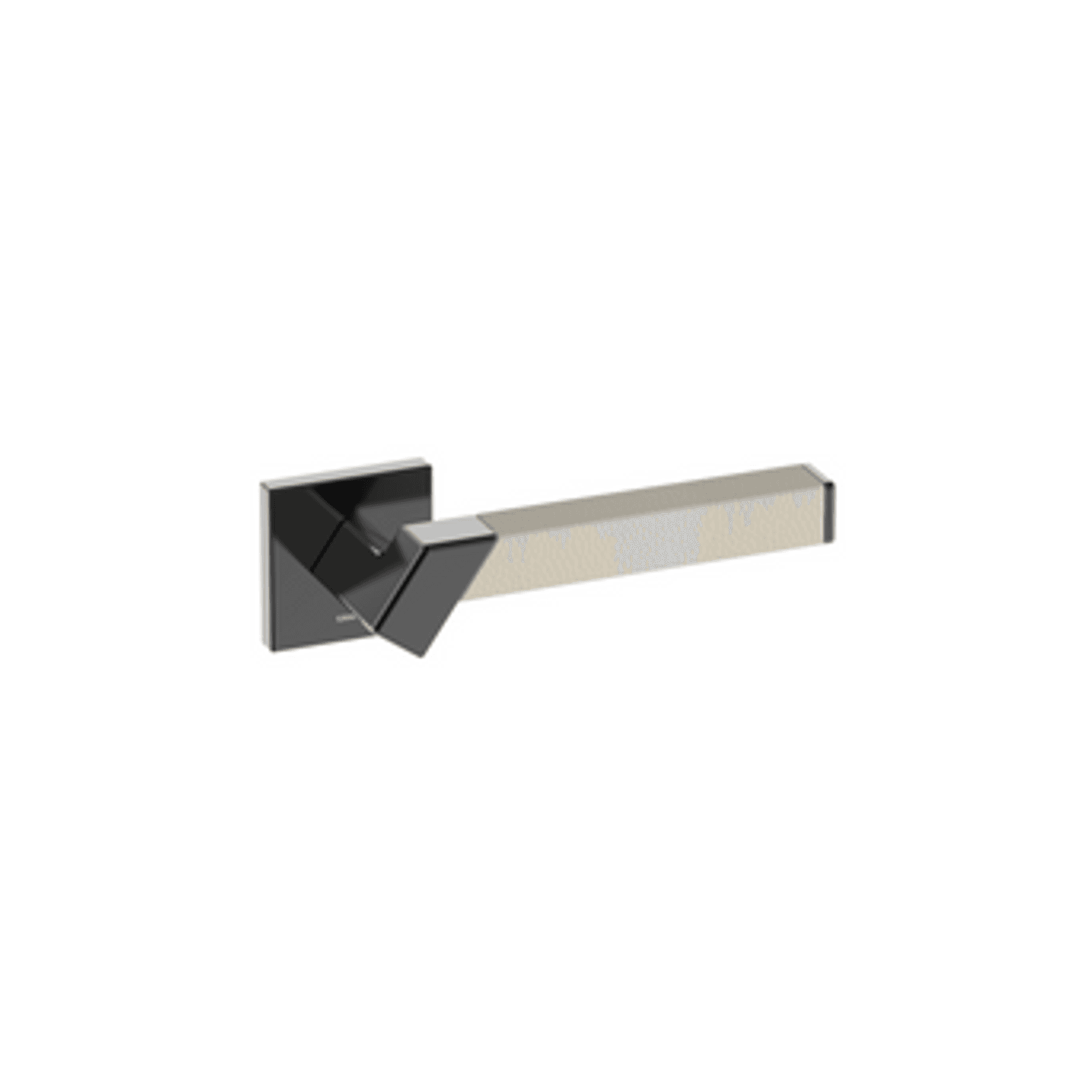 Kawajun Solid Brass and Leather Door Leverset TBT