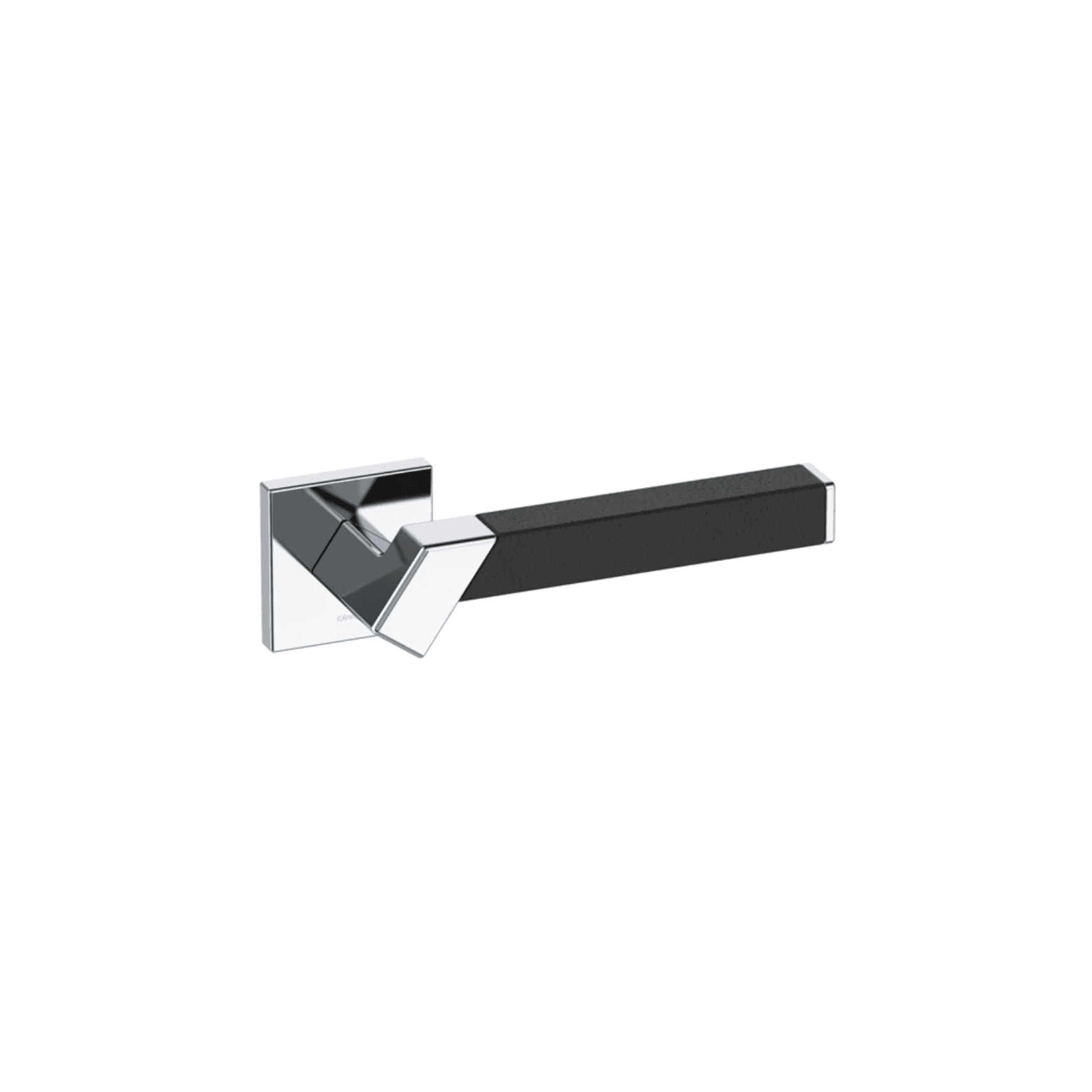 Kawajun Solid Brass and Leather Door Leverset TBT