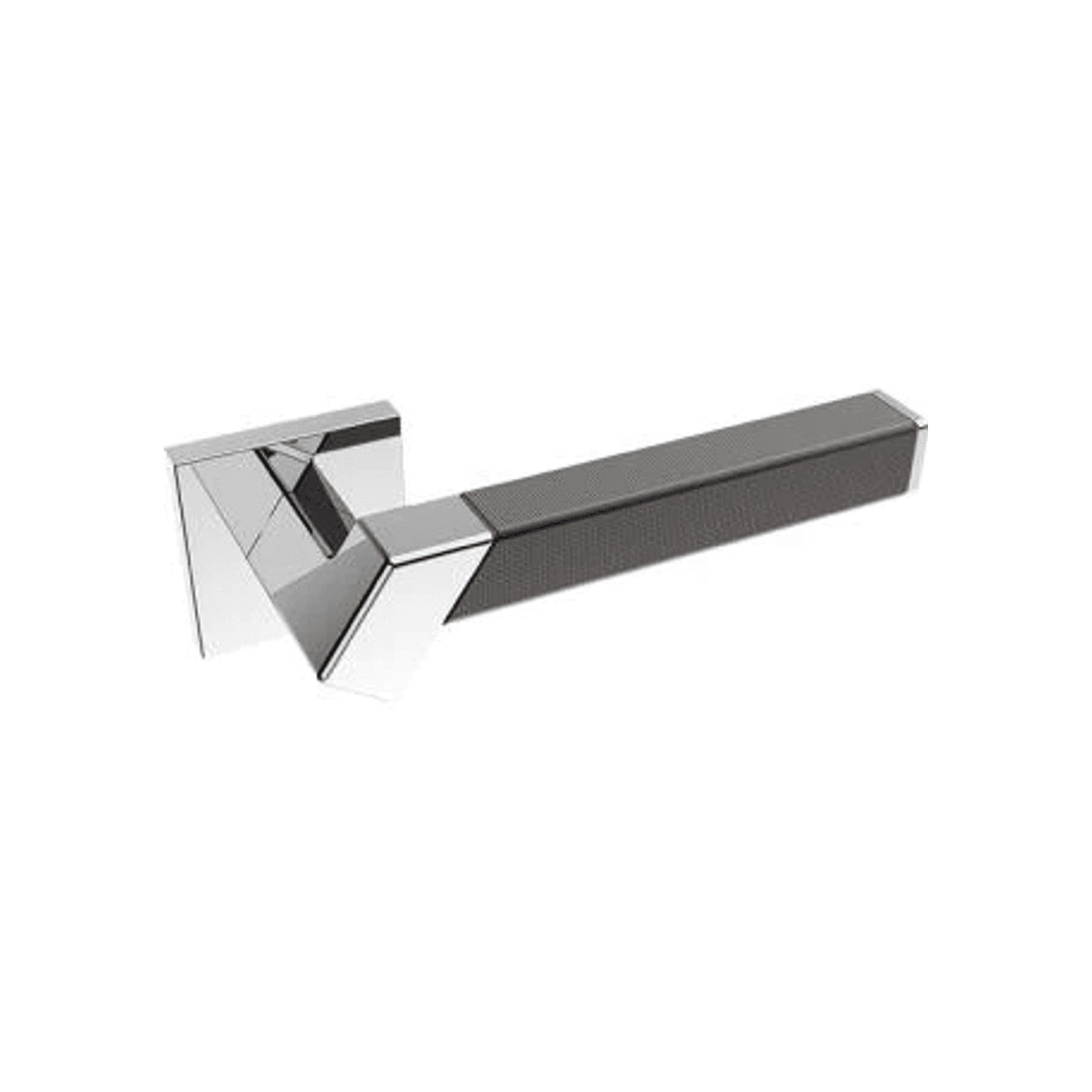 Kawajun Solid Brass and Weave Etched Door Leverset TBT