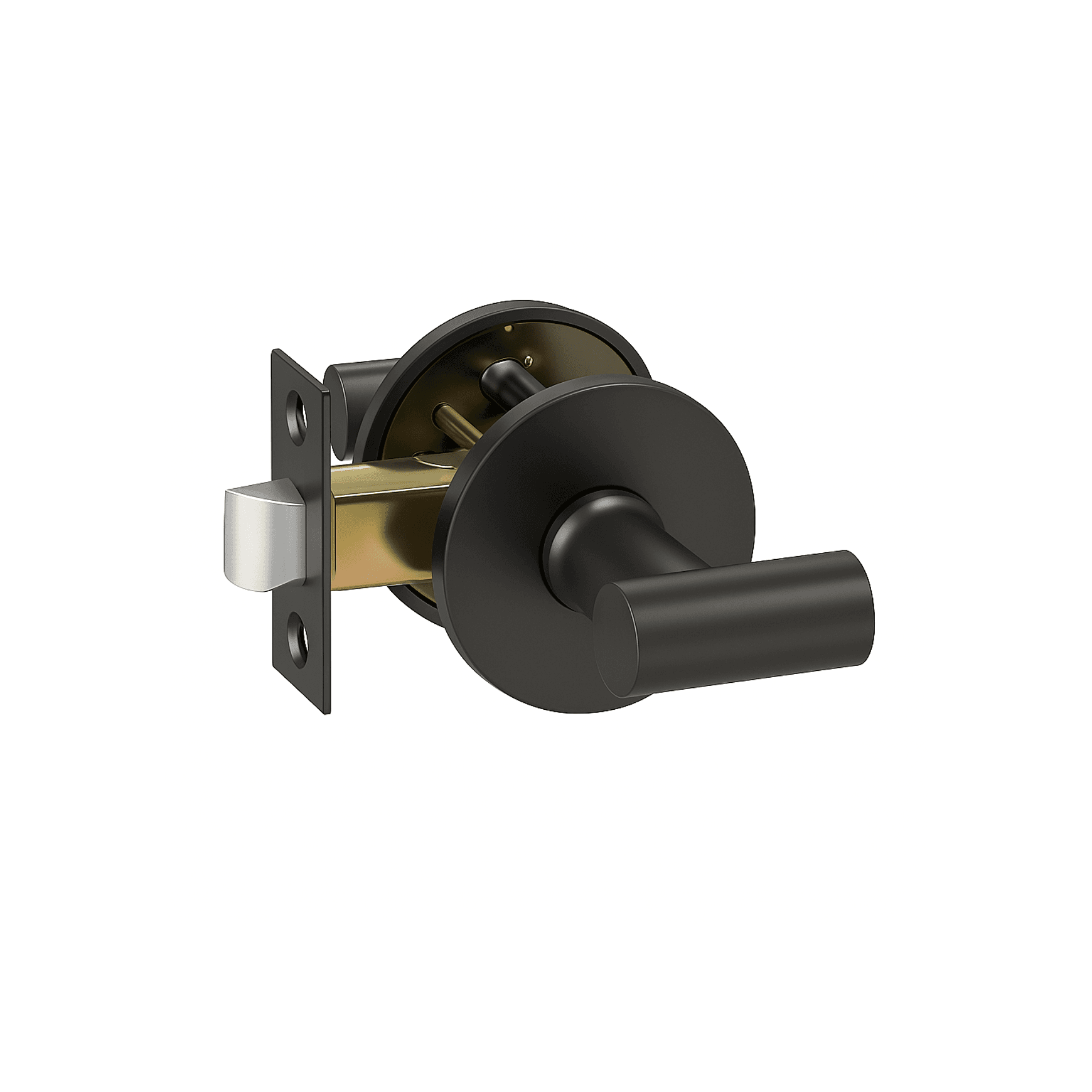 Round Low-Profile Rose in NG finish with Diamante Lever