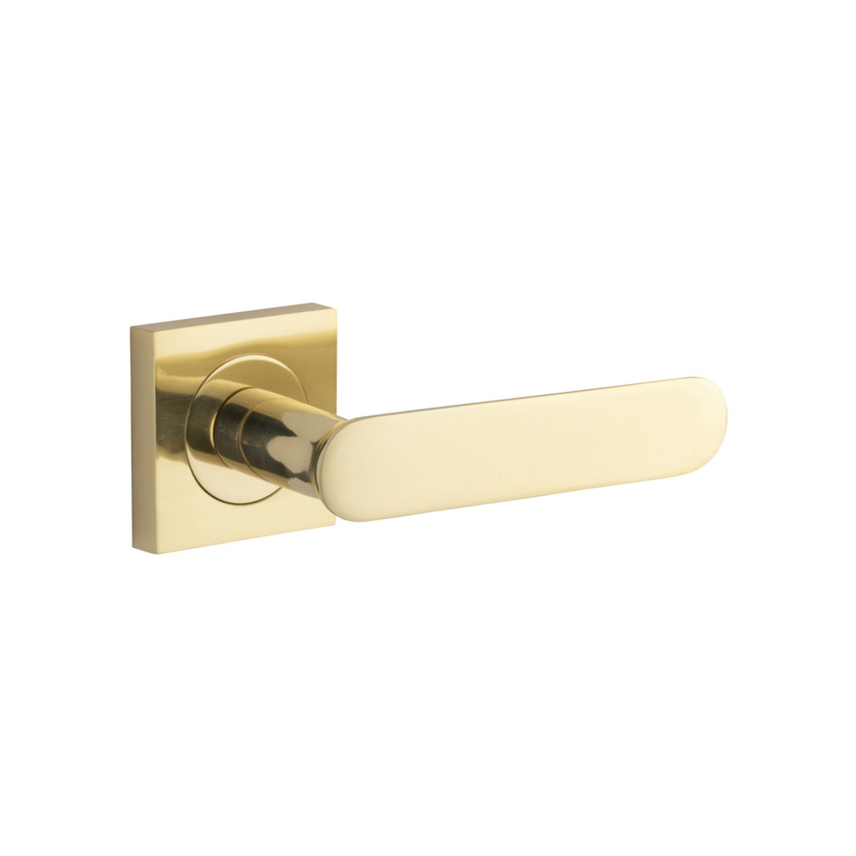 Iver Bronte Door Lever Handle on Square Rose Passage