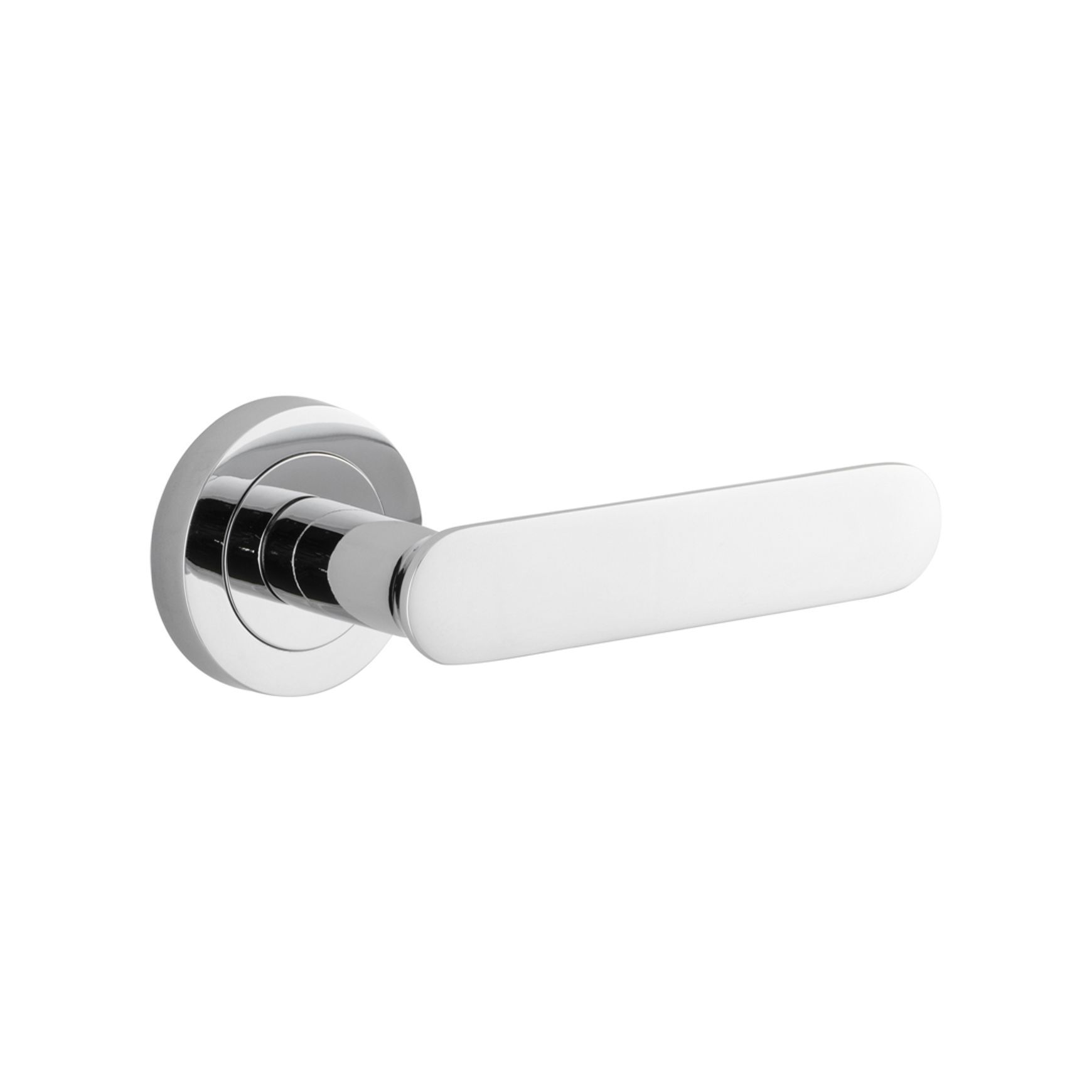 Iver Bronte Door Lever on Round Rose Passage