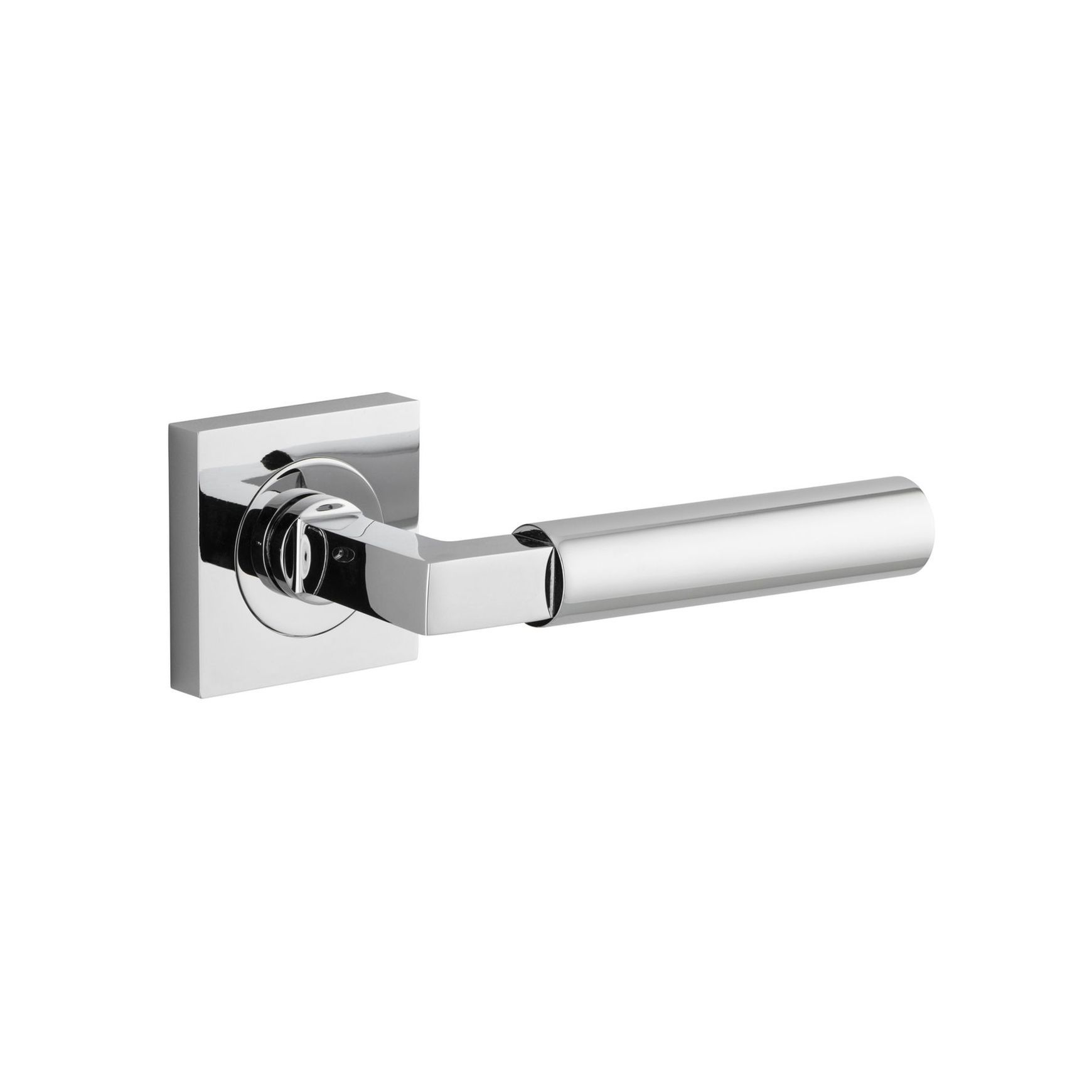 Iver Berlin Door Lever Handle on Square Rose Passage