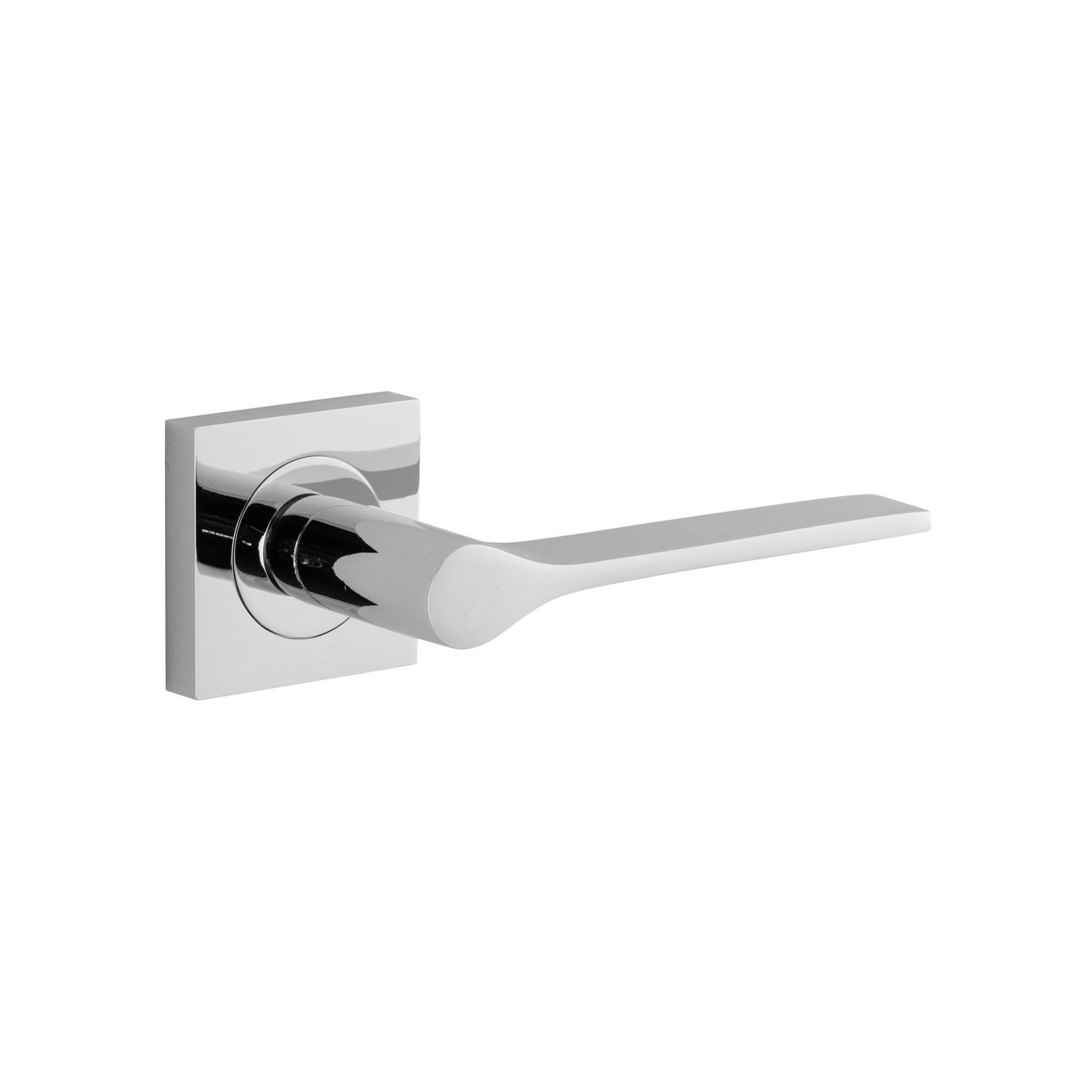 Iver Como Door Lever Handle on Square Rose Passage