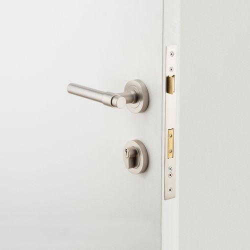 Lever on Rose with Separate High Security Lock Kit