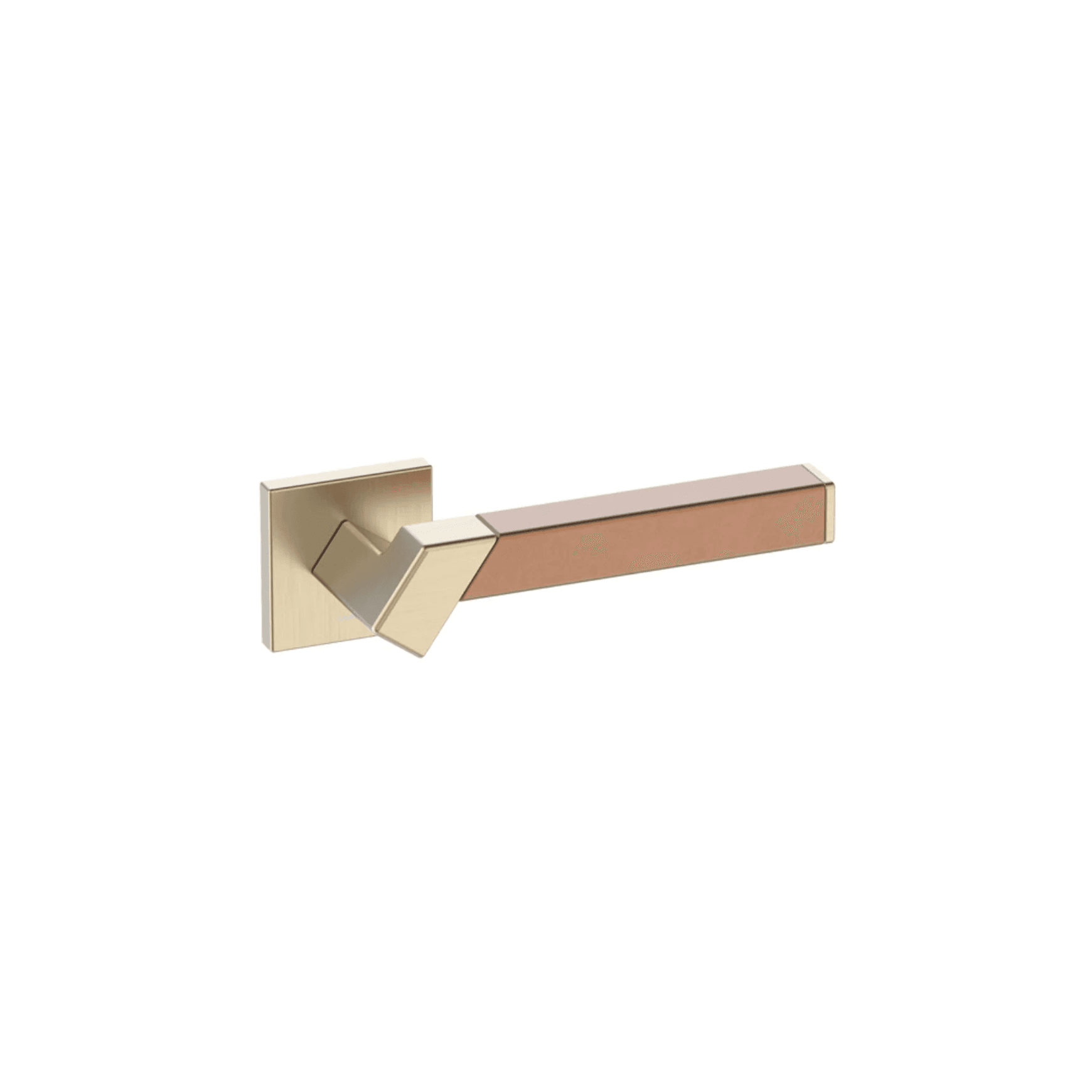 Kawajun Solid Brass and Vertigo Door Leverset TBT