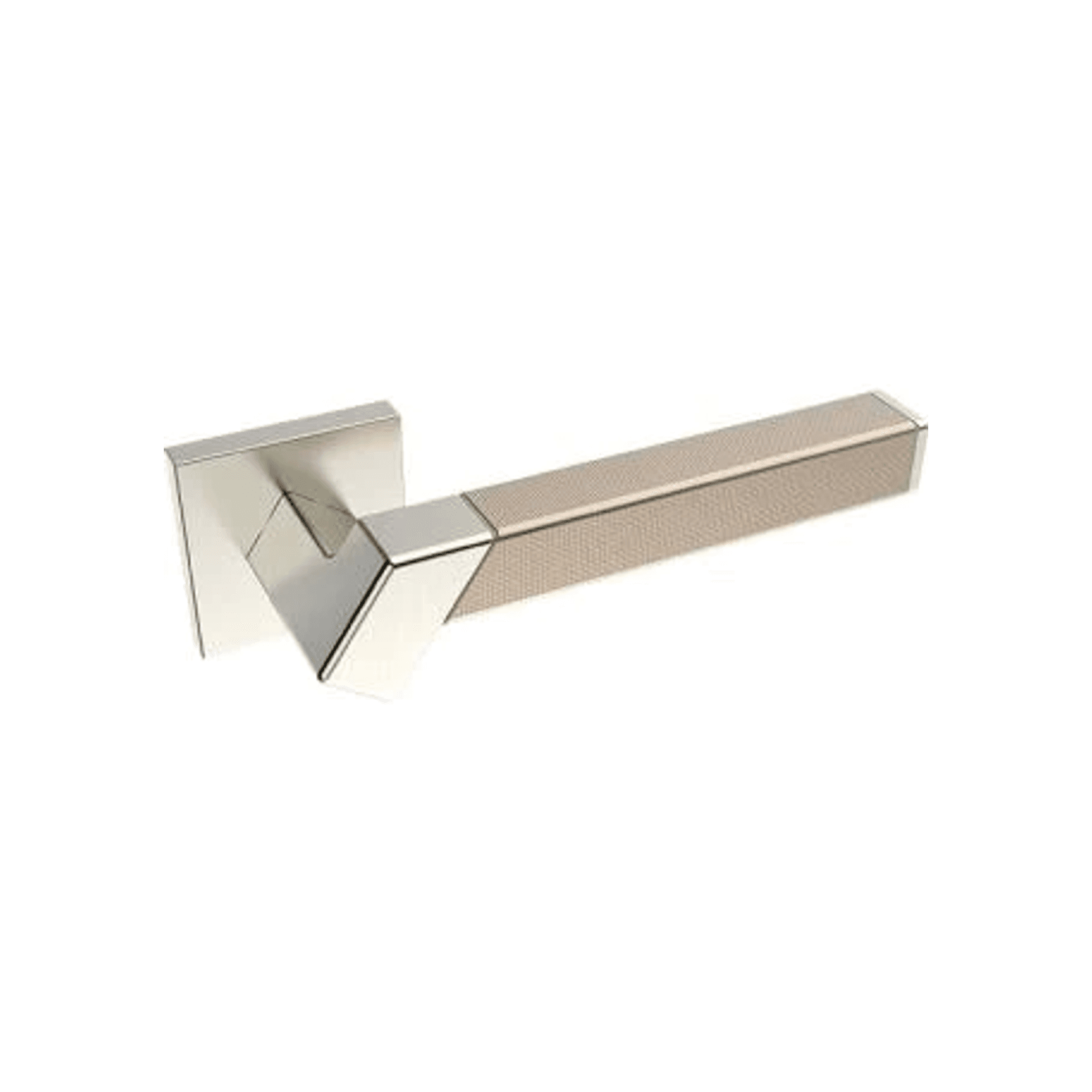 Kawajun Solid Brass and Weave Etched Door Leverset TBT