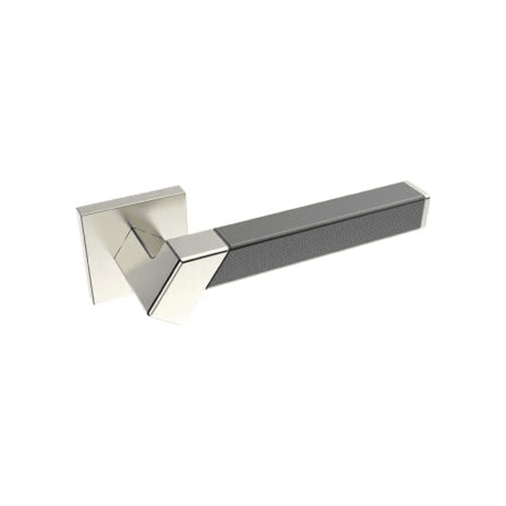 Kawajun Solid Brass and Weave Etched Door Leverset TBT