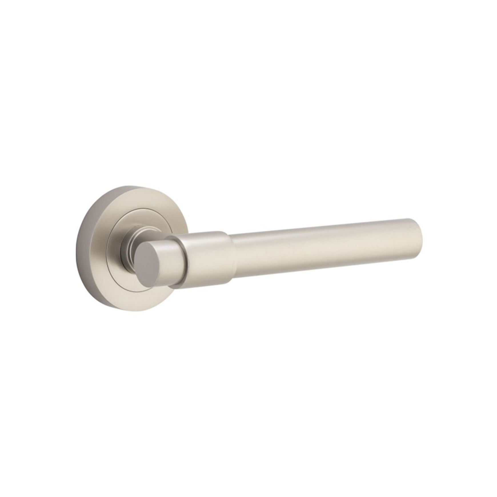Iver Helsinki Door Lever Handle on Round Rose