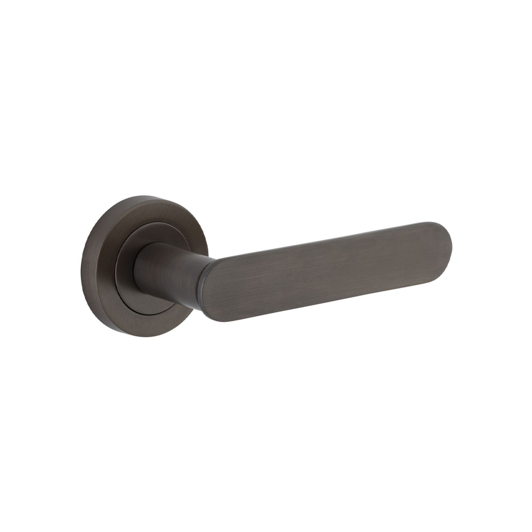 Iver Bronte Door Lever on Round Rose Passage