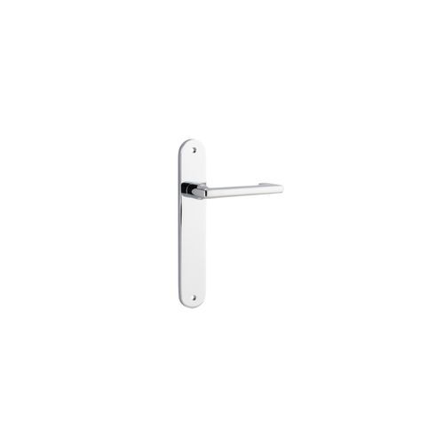 Baltimore Return Door Lever Oval Backplate