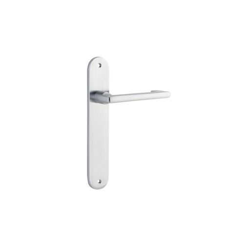 Baltimore Return Door Lever Oval Backplate