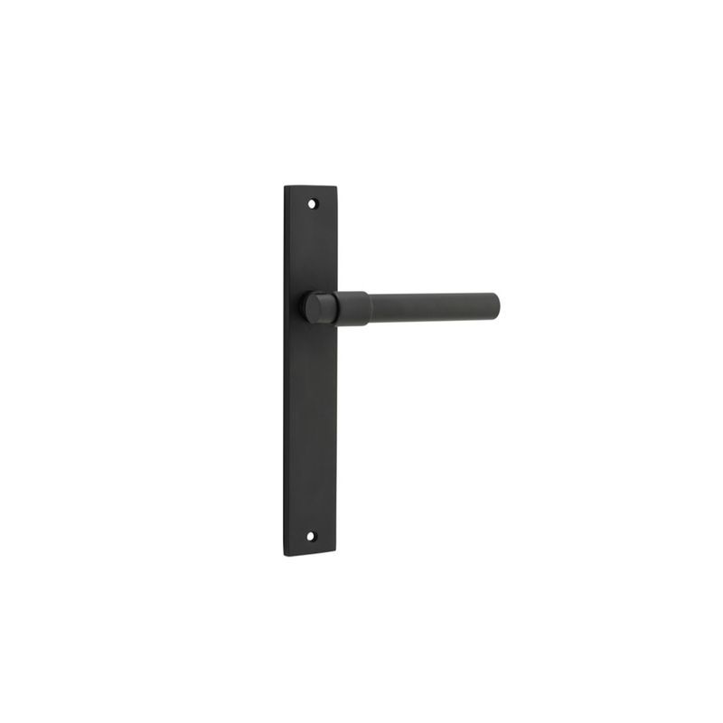 Helsinki Door Lever Rectangular Backplate