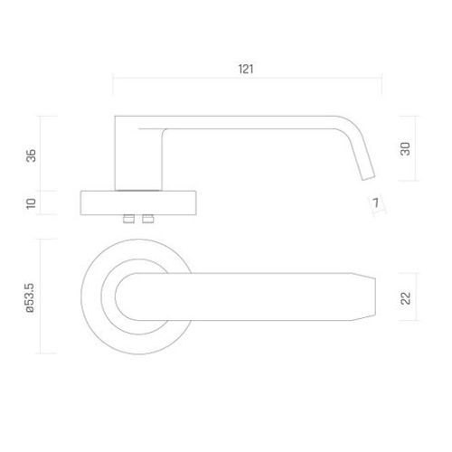 ROUND ROSE LEVERSET #34 DDA COMPLIANT MBLK