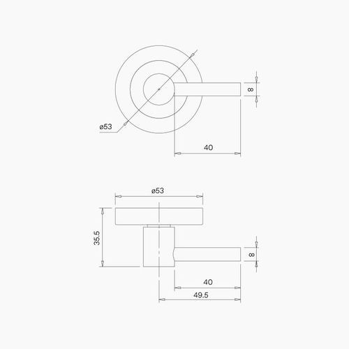 B0005MBLK - Round DDA Compliant Turn Snib MBLK