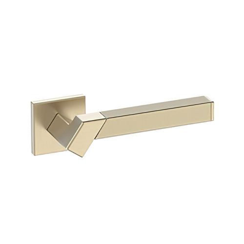 Kawajun Solid Brass and Triune Etched Door Leverset TBT