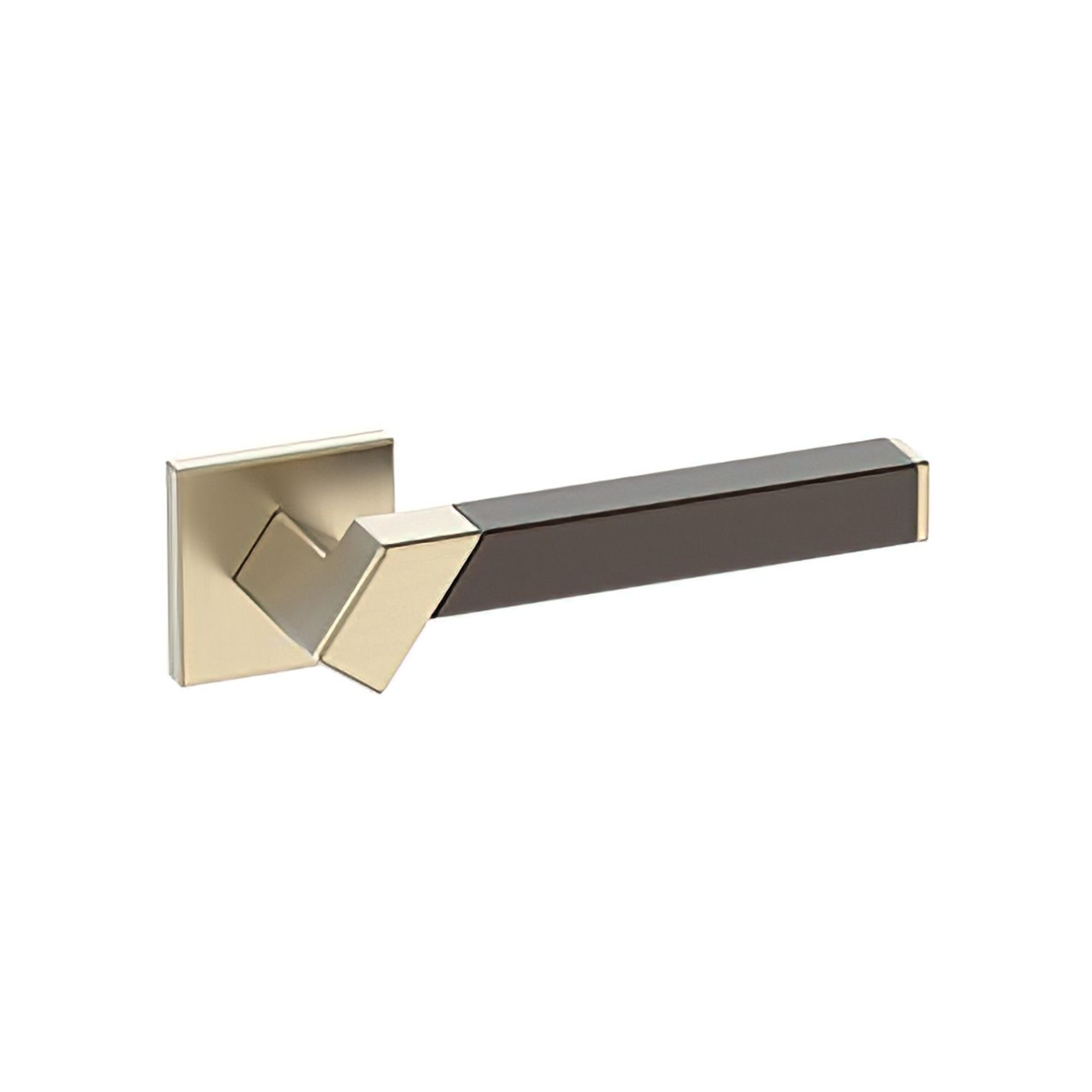 Kawajun Solid Brass and Triune Etched Door Leverset TBT