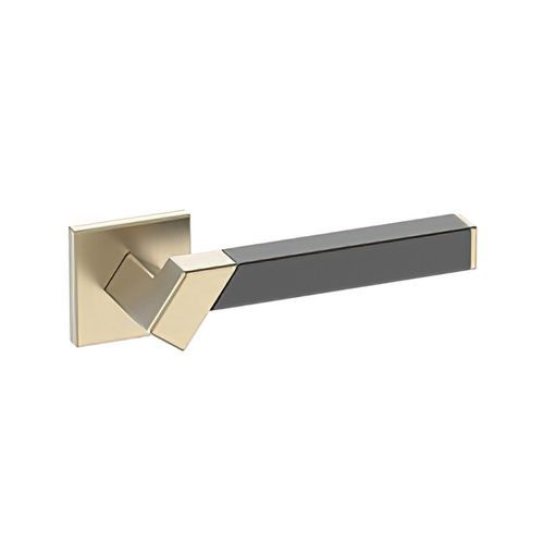 Kawajun Solid Brass and Triune Etched Door Leverset TBT