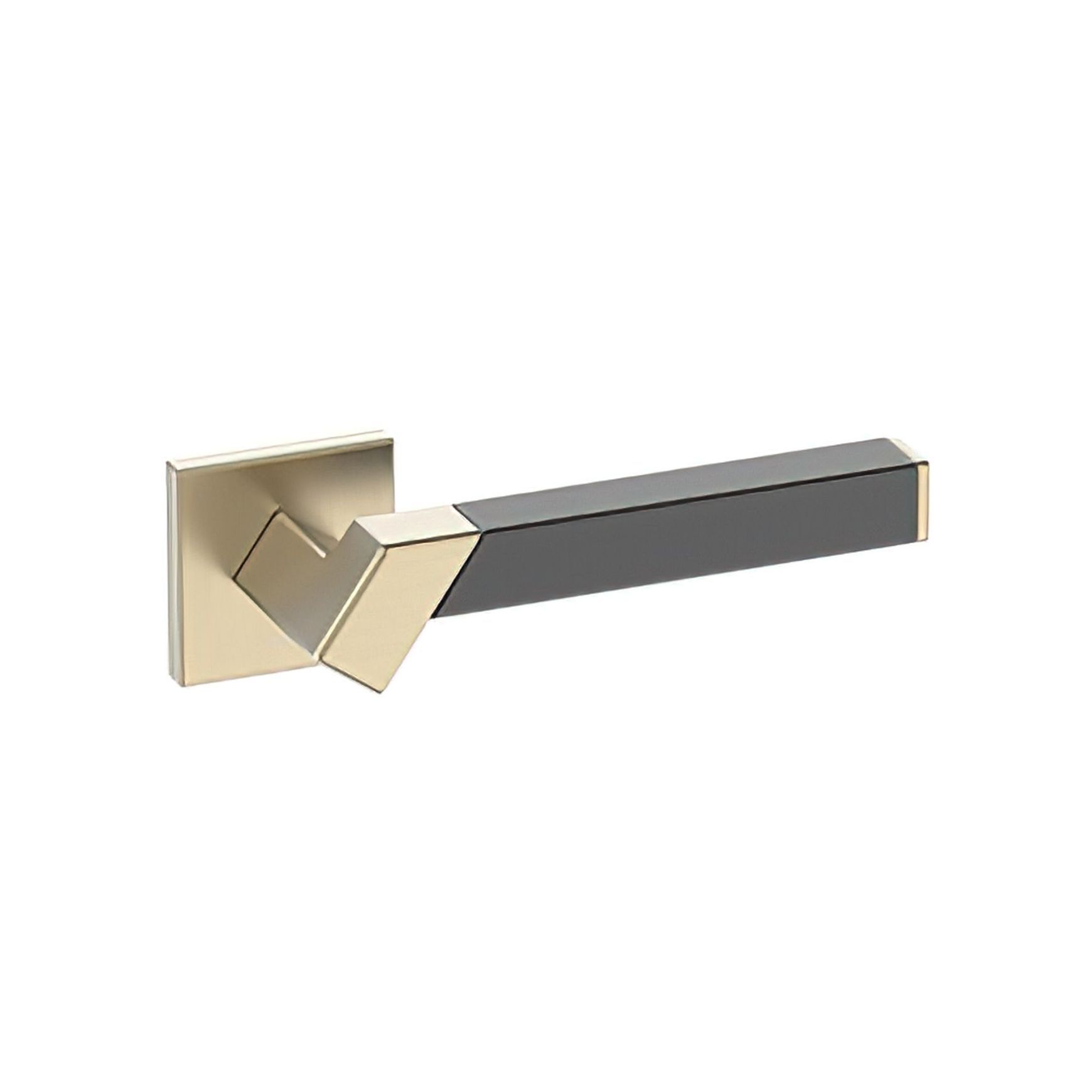 Kawajun Solid Brass and Triune Etched Door Leverset TBT