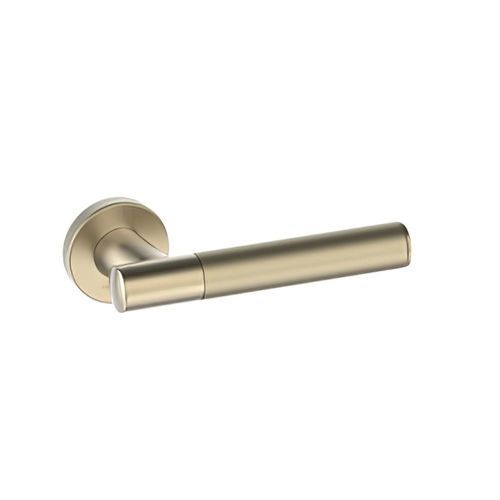 Kawajun Solid Brass and Triune Etched Door Leverset TCC