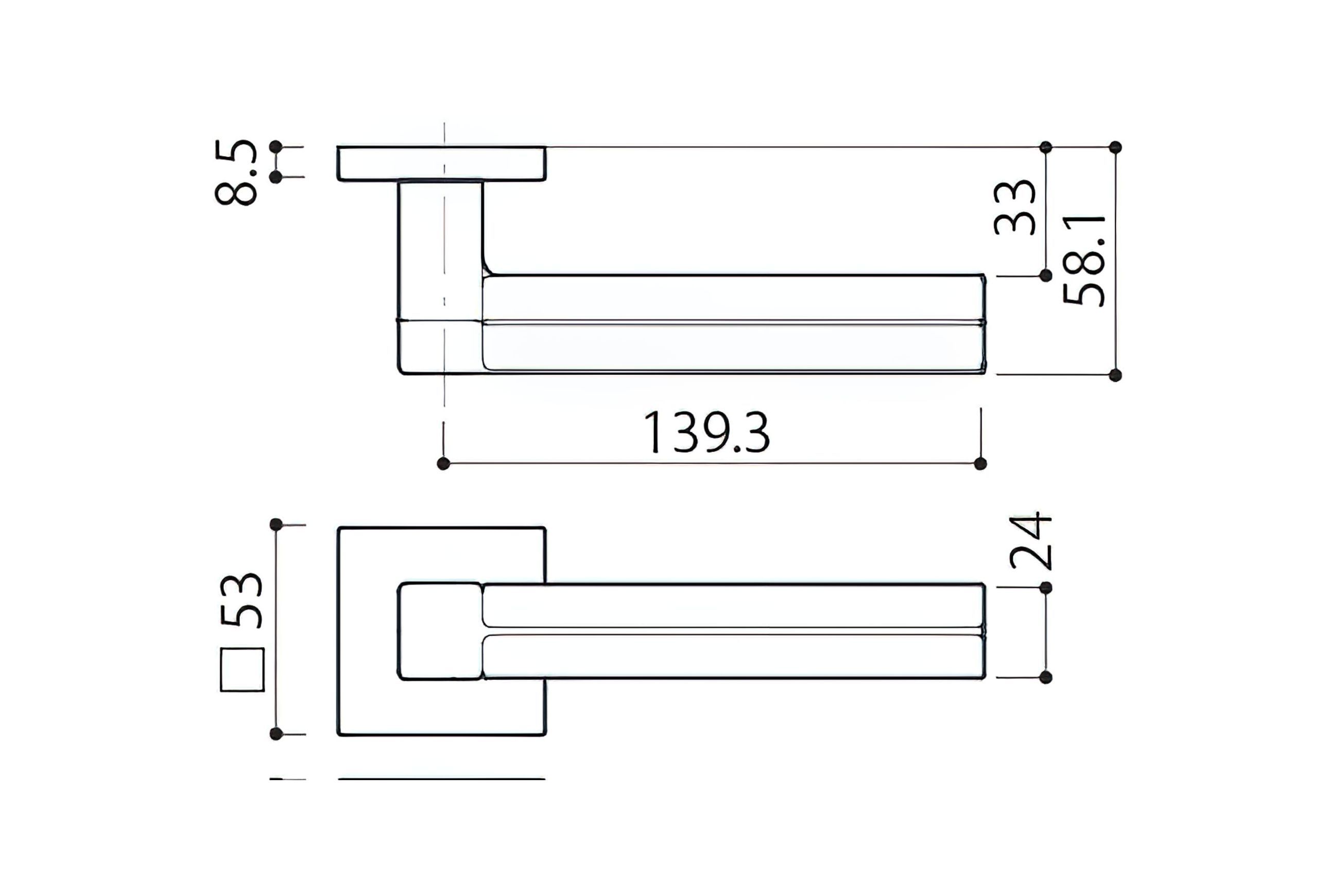 Kawajun WAT Brass and Aluminium Leverset
