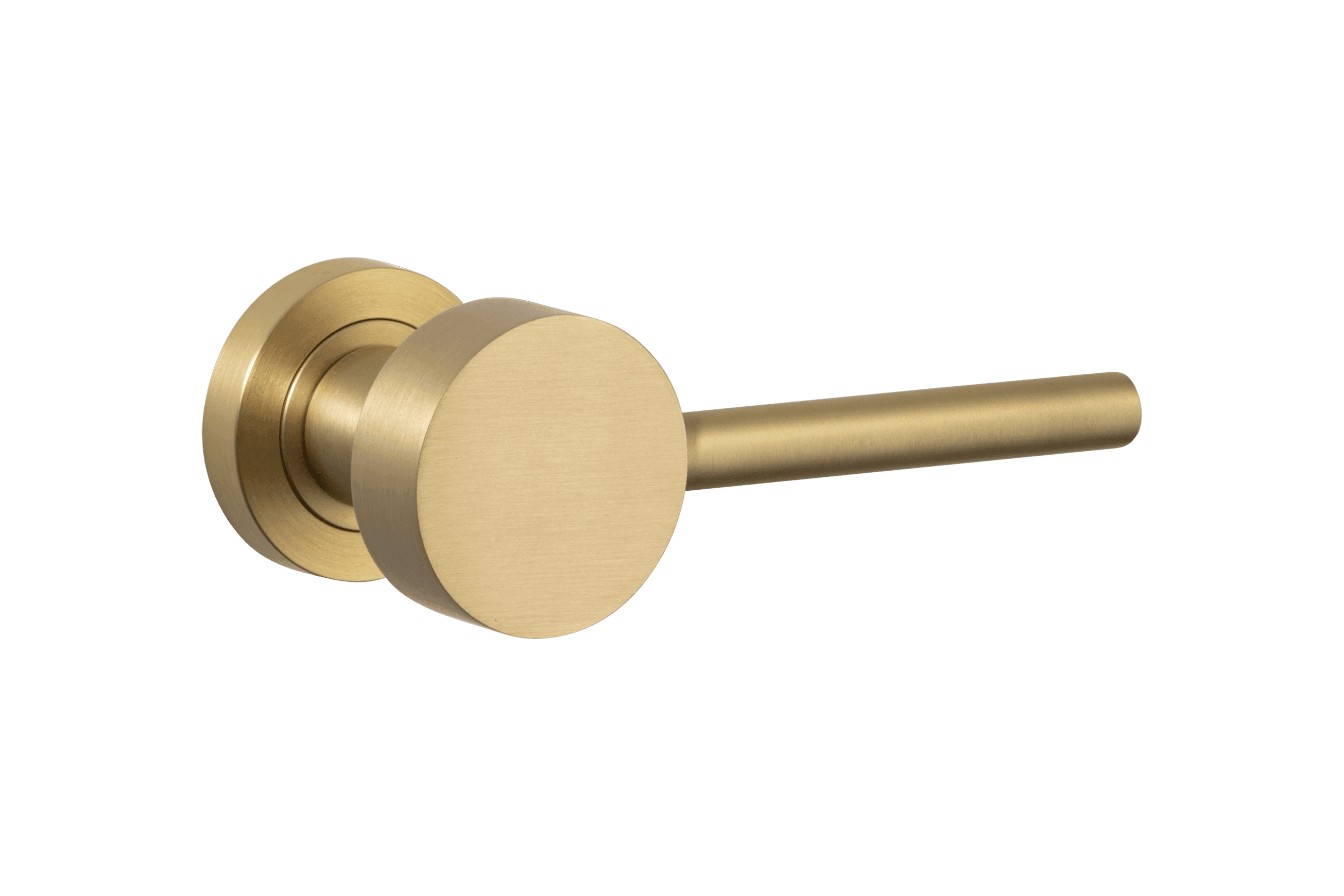 Geppetto Door Lever - Round Rose