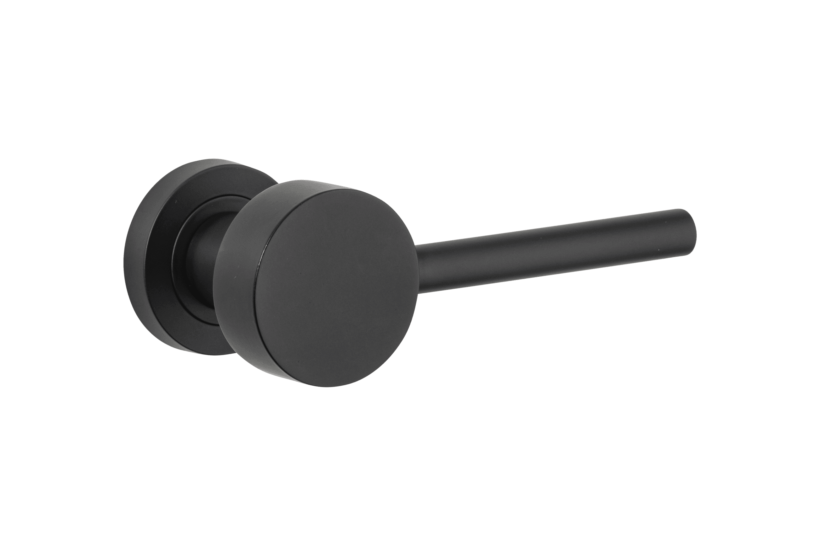 Geppetto Door Lever - Round Rose